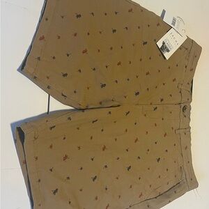 Jachs Tan Flat Bleecker Front Shorts - 30 and 31 available